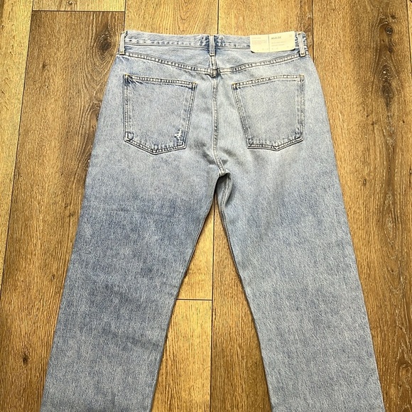 NWT AGOLDE 90’s Pinch Waist High Rise Straight Jeans Size 32 - Picture 6 of 10